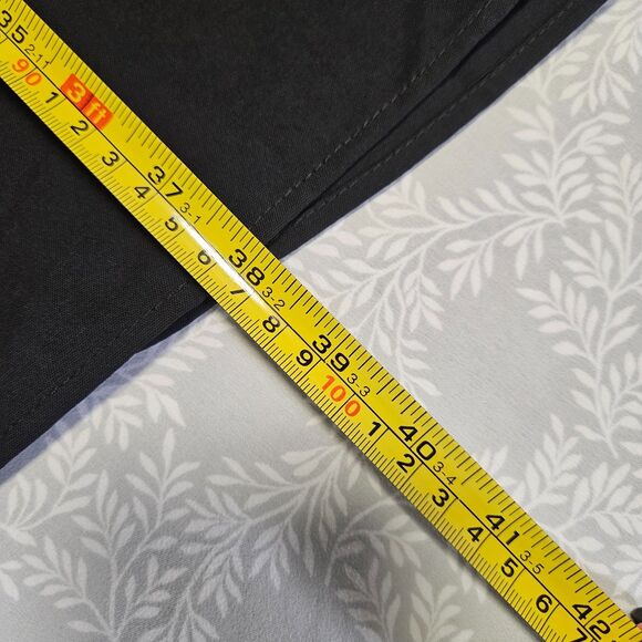 LuLaRoe Dress Size L Anabelle Black Button Back Unlined - Picture 6 of 10